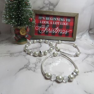 BIRTHSTONE - JUNE Pearl BRACELET: Sterling Silver, Handmade