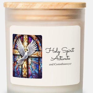 Holy Spirit Activate 2nd Cor 5:17 Candle 11 oz