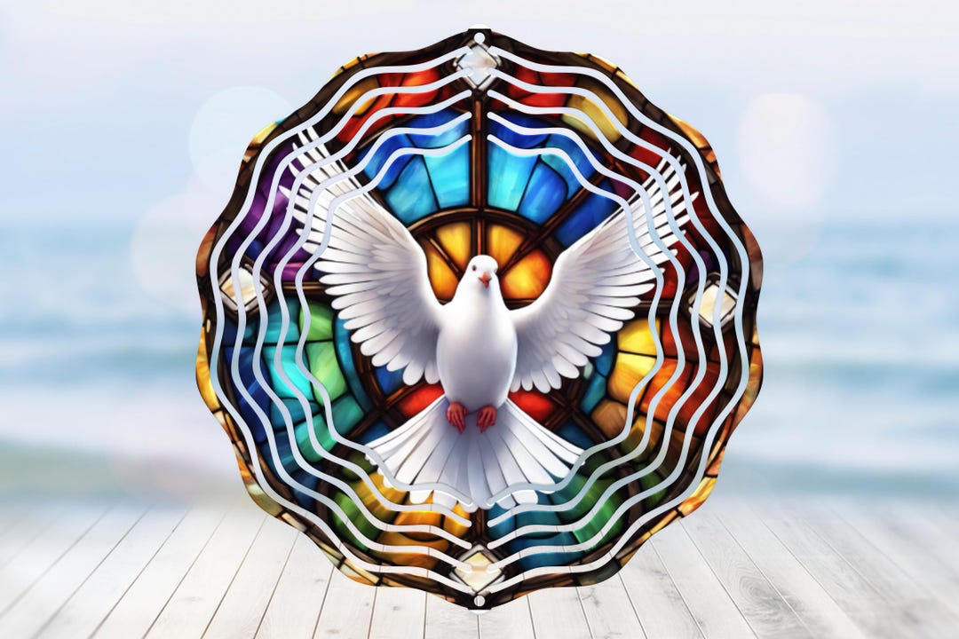 Holy Spirit Dove Set 3 Stained Glass Digital Files - Etsy UK