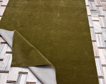 Solid moss green minimalist Hand-Tufted Wool Rug, Plush Nordic Style Area Carpet, Living Room Floor Mat