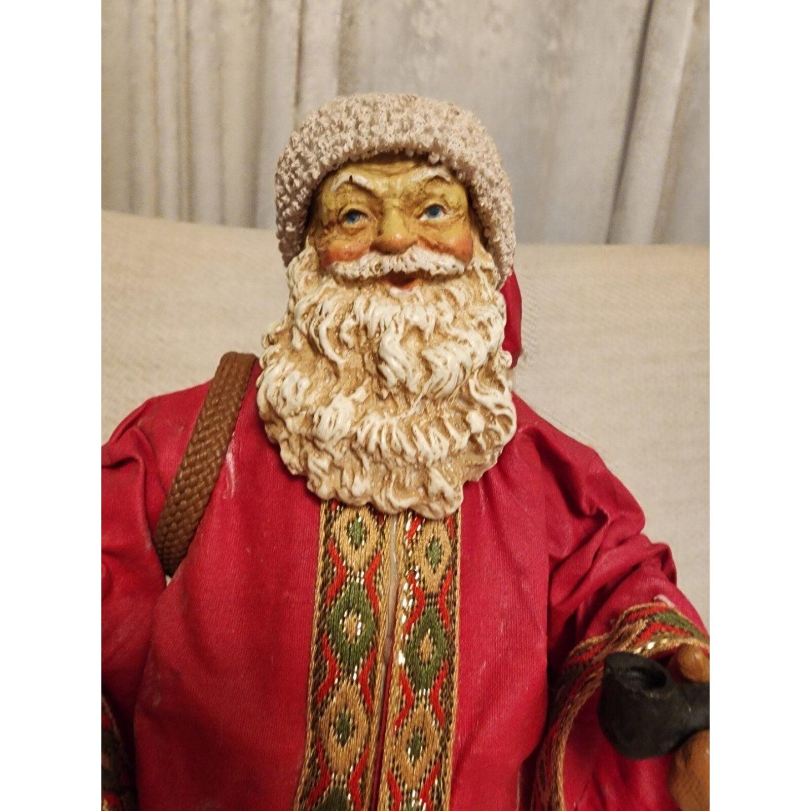 Possible Dreams Clothtique Santa人形 1996年 Possible Dreams Clothtique Old World Santa Figurine, 1988 (#713040
