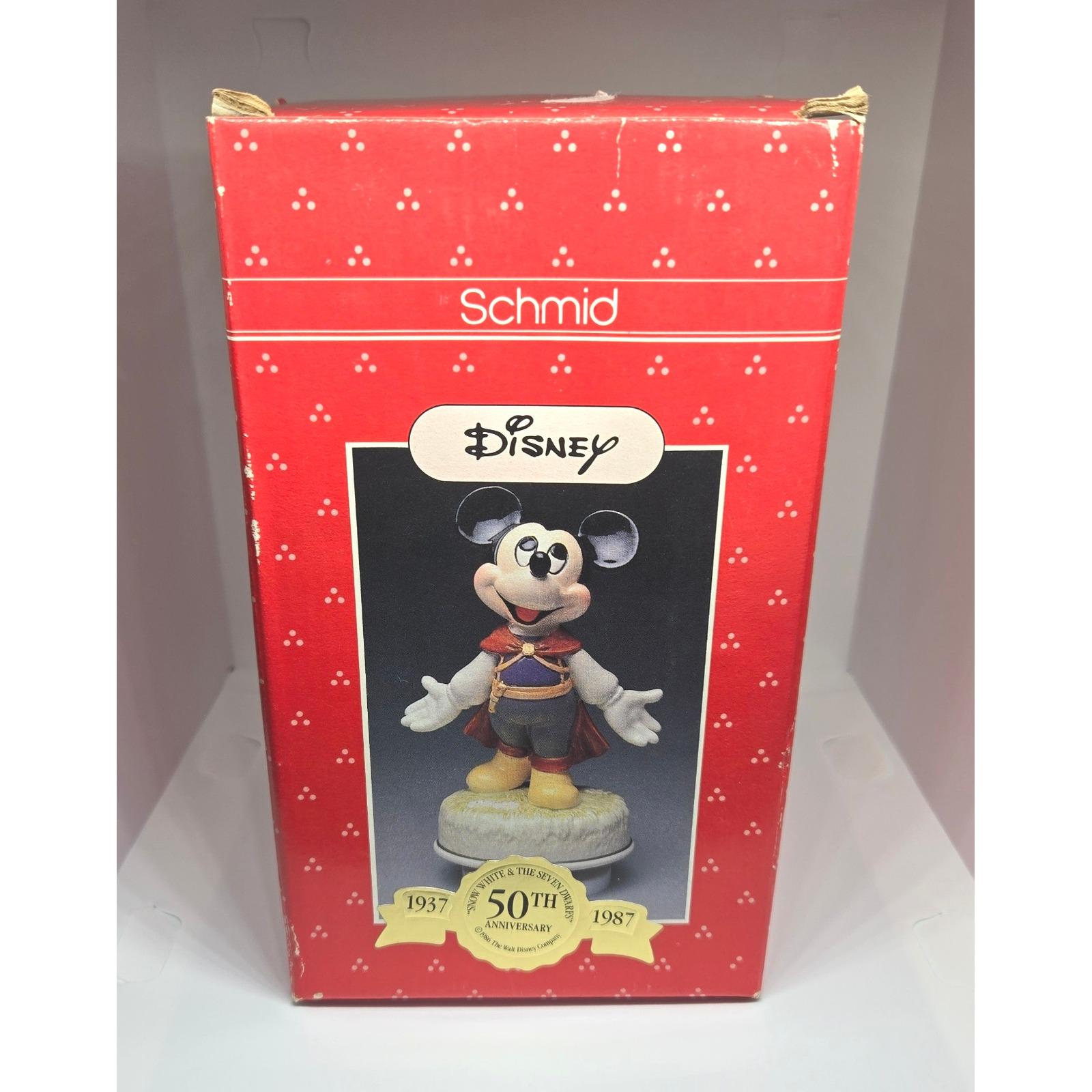 Vtg Disney Schmid Mickey Mouse Music Box (everything is Beautiful