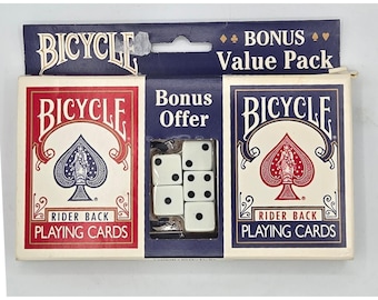 Bicycle Playing Card & Dice Bonus Pack