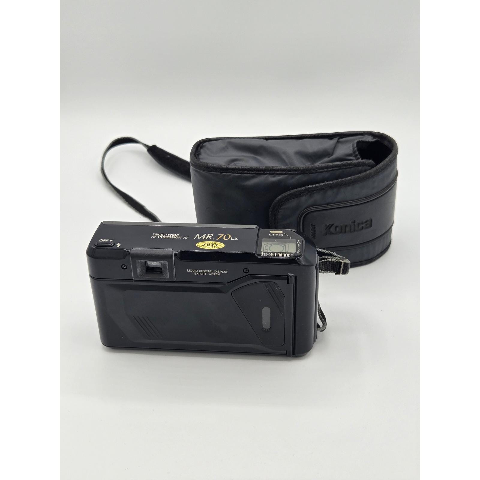 Vintage Konica MR. 70 LX Dual Lens Point & Shoot 35mm Film Camera