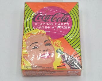 Coca-Cola Playing Cards Vintage Sealed Bicycle Deck Collectible Novelty