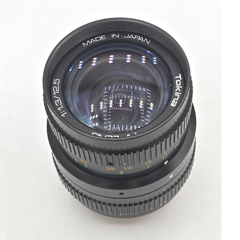 Vintage Tokina 12.5mm f/1.3 TV Lens - C-Mount Made in Japan image 1