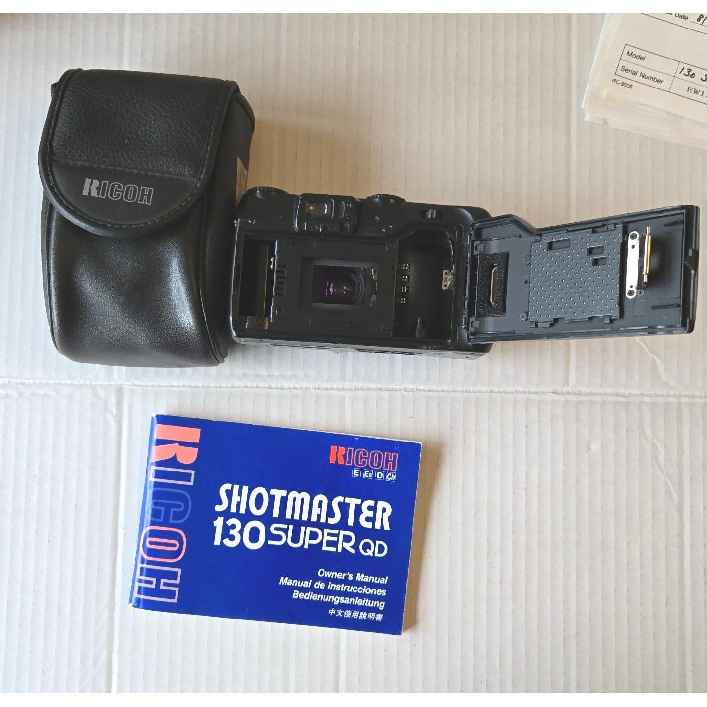 Ricoh Shotmaster Zoom 105 Plus 35mm Film Camera – Broken Back Door