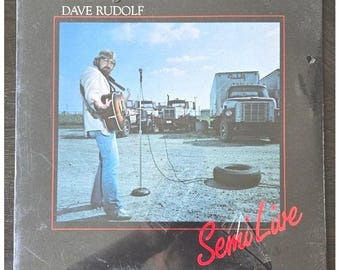 Dave Rudolf - LP de vinilo semi-en vivo (1983) Comedia folk - Precintado de fábrica