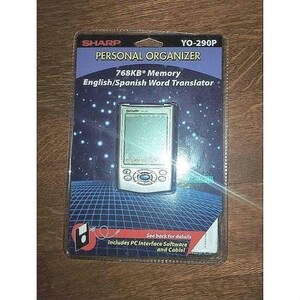 Sharp YO-290P Personal Organizer Englisch Spanisch Dolmetscher PC Link NEU