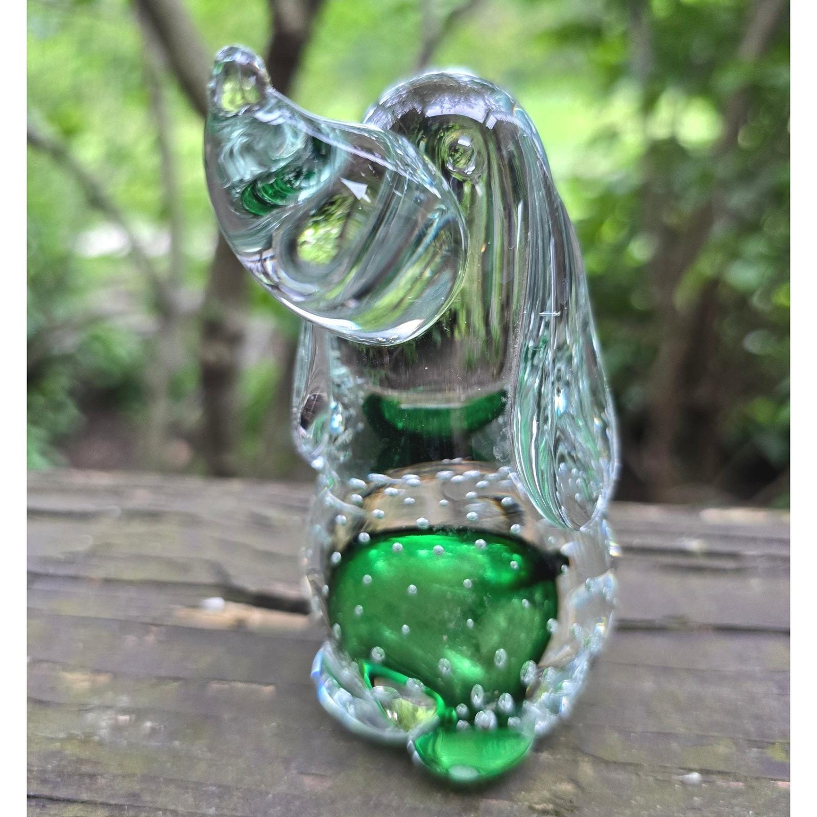Vintage Glass Sculptures & Figurines - Etsy
