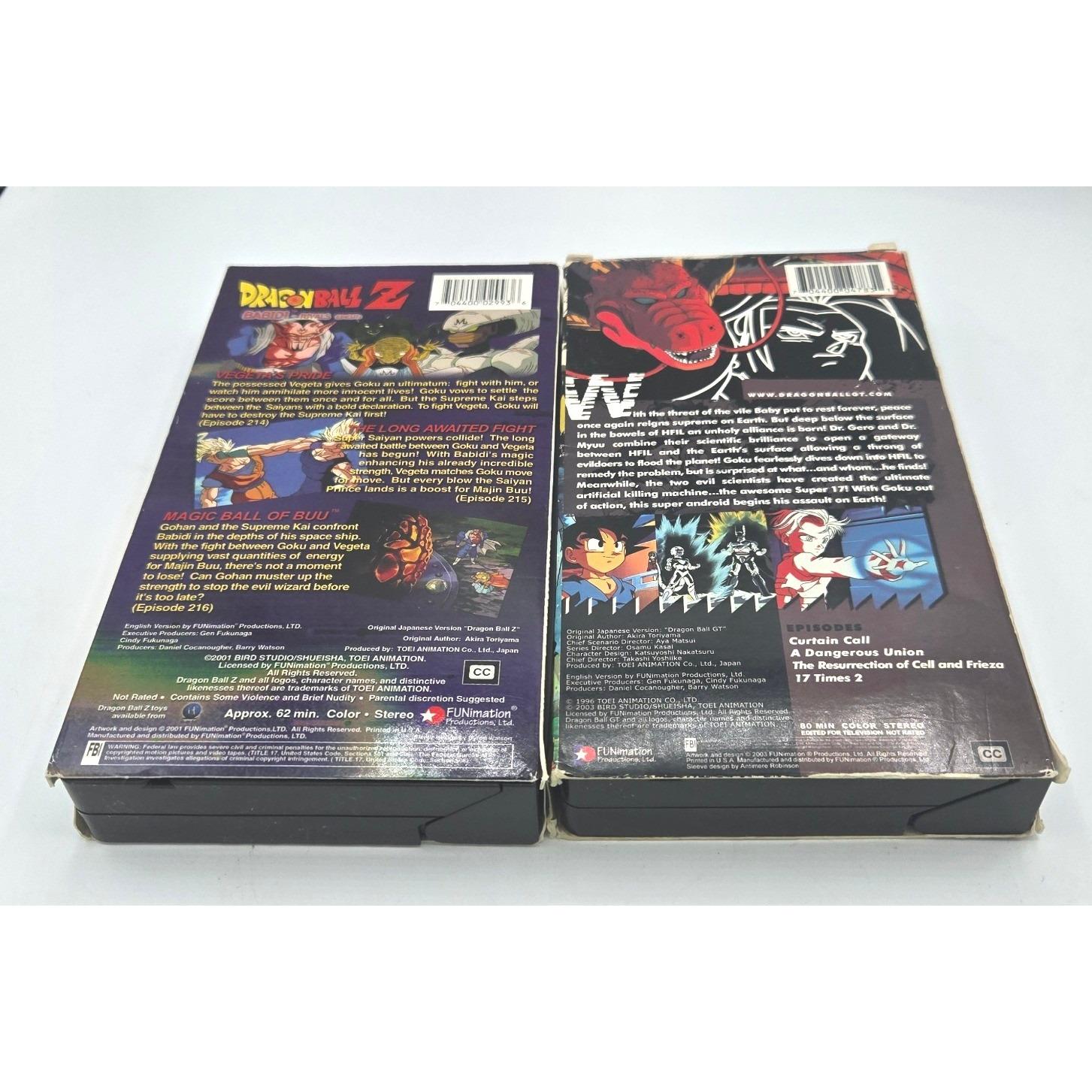 ✨希少シュリンク付✨昭和61年公開DRAGON BALL-ドラゴンボール-VHS Dragon Ball Z VHS Tapes Bardock the Father of Goku & GT