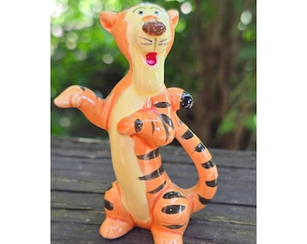Vintage Walt Disney Productions Japan Ceramic Tigger Figurine