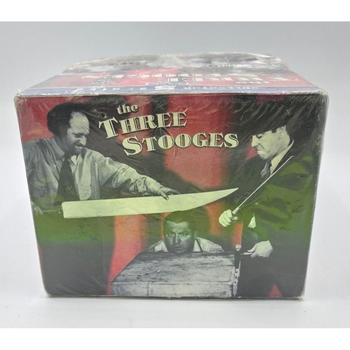 The Three Stooges Lost Comedy Treasures 5-pack VHS Box Set New