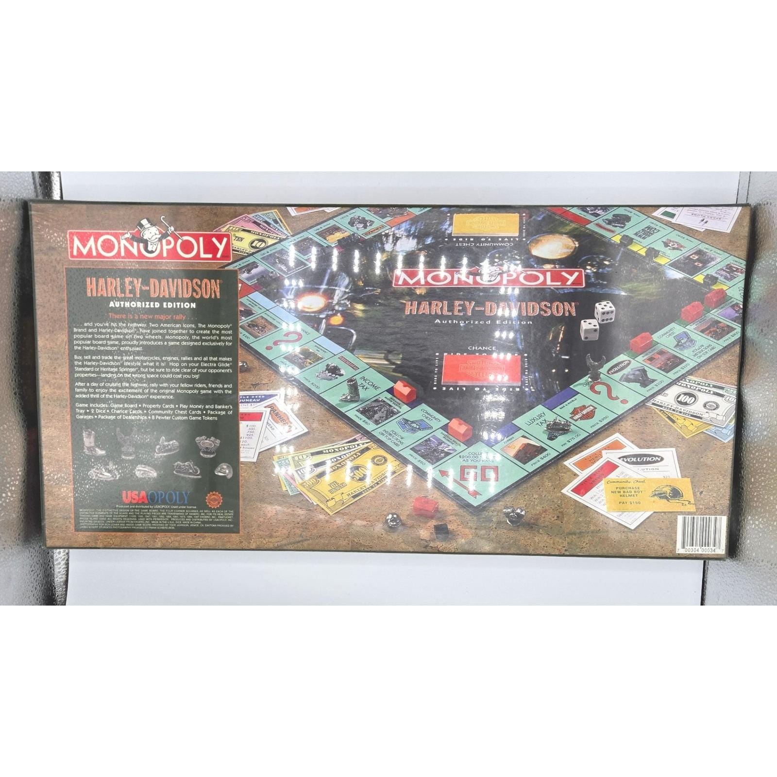 Vintage Monopoly: Harley-davidson Authorized Edition (brand New