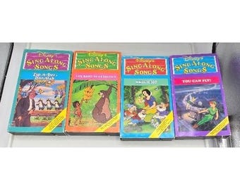Disney's Sing Along Songs: Zip-a-dee-doo-dah VHS - 1994 Kids Video