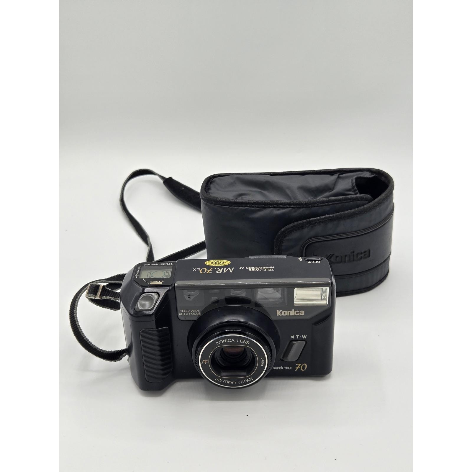 Vintage Konica MR. 70 LX Dual Lens Point & Shoot 35mm Film Camera