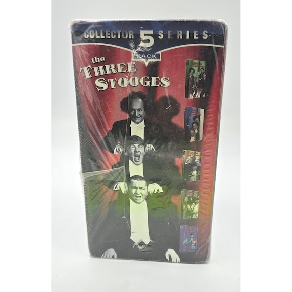 The Three Stooges Lost Comedy Treasures 5-pack VHS Box Set New
