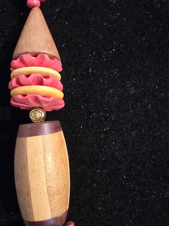 Red Statement Necklace - image 2