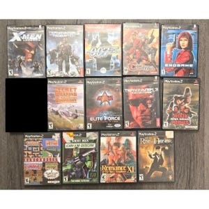 Lot of 13 PlayStation 2 PS2 Original Game Cases, Most w/ Manuals