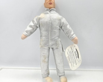 Vintage 1999 Austin Powers Dr. Evil 9" Plush Figure Play By Play NWT Silver Suit