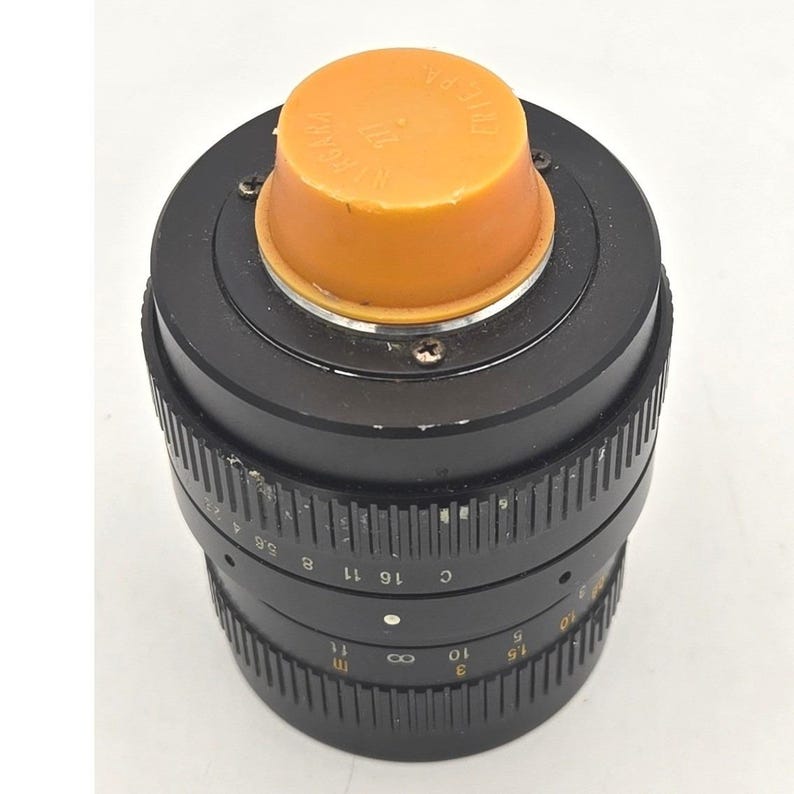Vintage Tokina 12.5mm f/1.3 TV Lens - C-Mount Made in Japan image 7