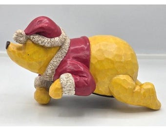 Klassische Winnie the Pooh Weihnachten Santa Anzug Harz Strumpf Kleiderbügel Midwest