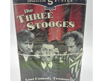 The Three Stooges Lost Comedy Treasures 5-pack VHS Box Set New