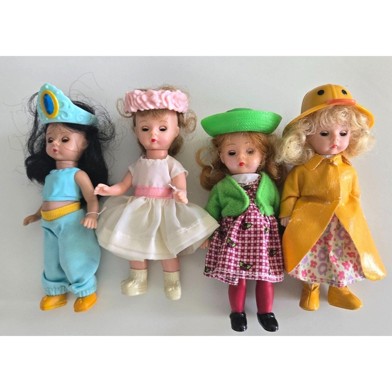 Lot of 4 Madame Alexander 5 Inch Mcdonalds Mini Dolls (2003-4