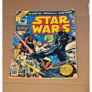 Edizione speciale da collezione Marvel Star Wars del 1977 n. 2 Whitman TREASURY di grandi dimensioni