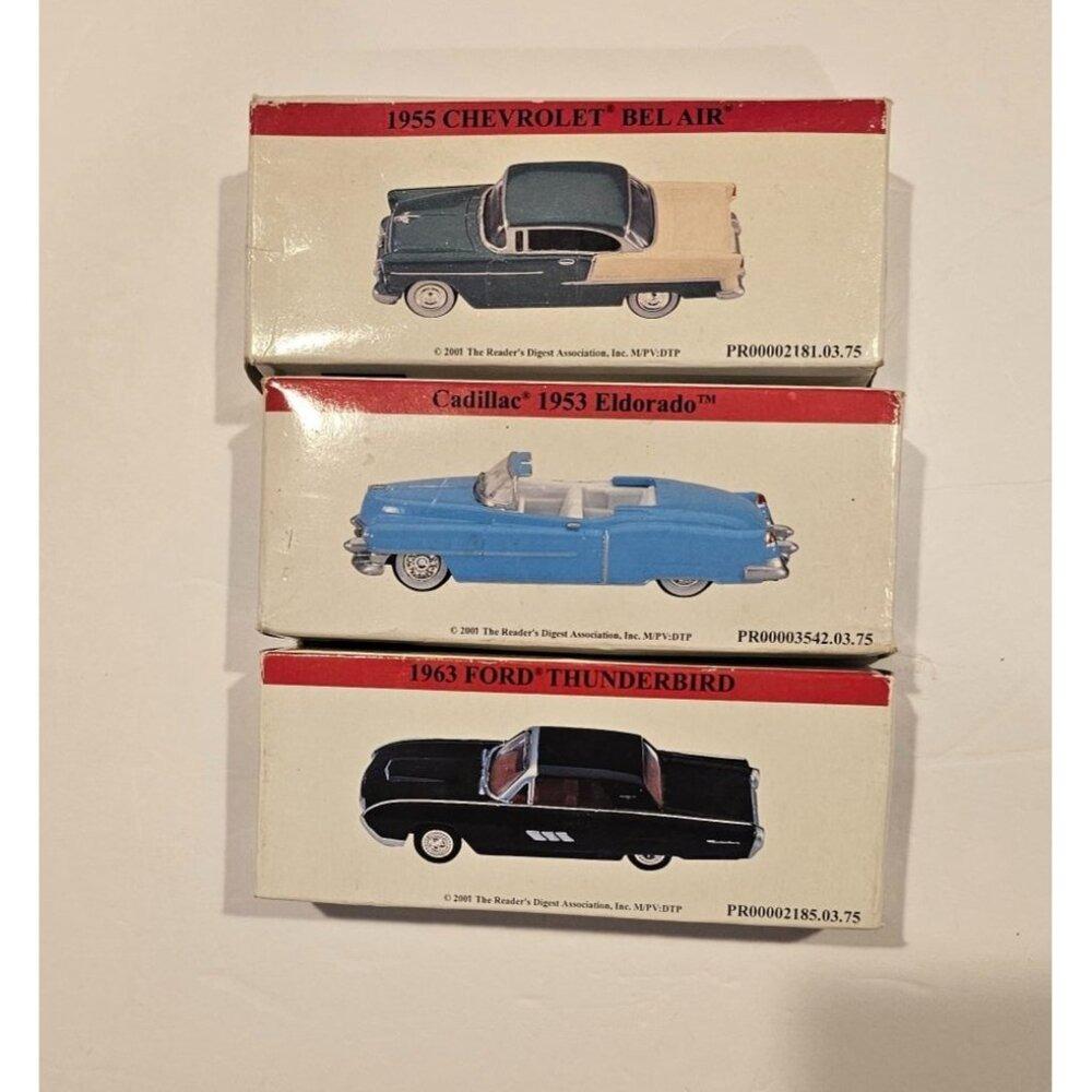 昭和レトロ　非売品　ノベルティ　1800sssクルマ　アンティーク Lot of 3 Officially Licensed 2001 Reader's Digest Association