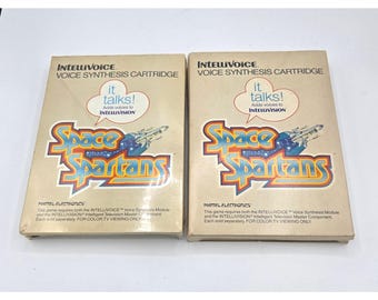 Intellivoice Voice Synthesis Cartridge Space Spartans Mattel Electronics Game