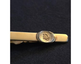 Fermacravatta Chr. Dior Germania color oro, accessorio da uomo