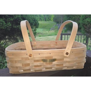 Longaberger 2000 Handwoven By Me Make A Basket Shop Dresden Ohio Signed