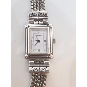 Brighton Tivoli Watch: Silver Plated Celtic Knot Bracelet 