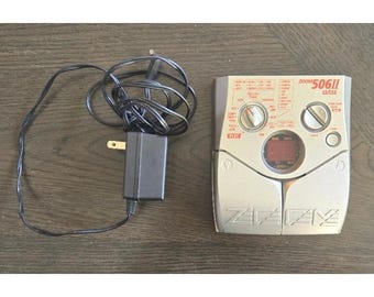 Zoom 506 II Bass Multi-Effects Pedal with Power Supply - Tested & Working