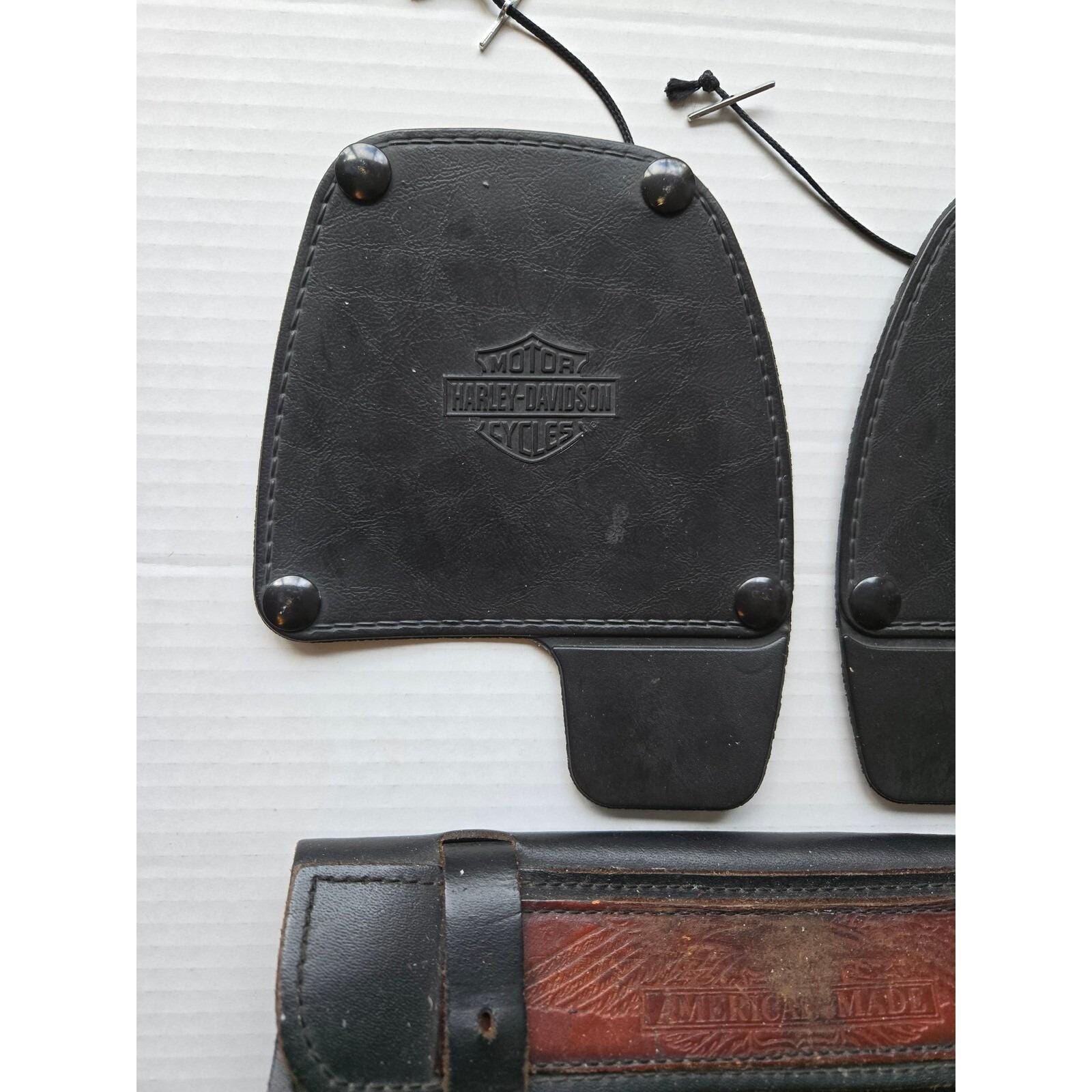 2 Harley Glove Box Door Covers (58681-05 & 58679-05) and an