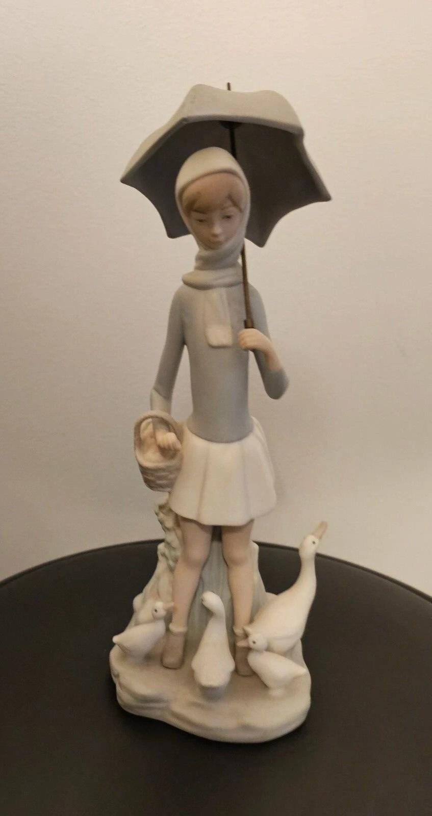 リヤドロ/傘を持つ少女 リヤドロ LLADRO 磁器人形 「傘を持つ少女」5210 - メルカリ