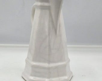 Vintage Inarco Japan Weiß Keramik Swirl Mini Krug Milchkännchen 5,5 "2-440