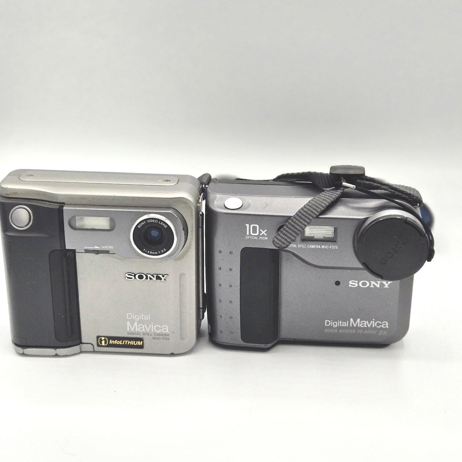 Sony Digital Mavicas MVC-FD5 & MVC-FD73 for Parts Only 1990s