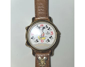 Vintage Lorus Disney Mickey Mouse Musical Watch V422-0010 ZO  display picture 2