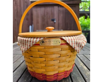 Longaberger Pasedena Tournament of Roses Basket - 2004 - Etsy