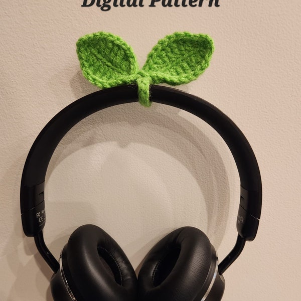 Leaf Headphone Crochet Etsy