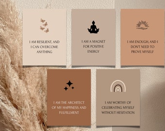 Self-Care Affirmation Cards, Self-Love Affirmation Cards, Adult Daily Affirmation Cards, Affirmation Cards Deck, Encouragement Cards