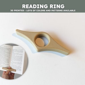 Bague de Lecture | Anneau de Lecture | Accessoire Pratique pour la Lecture | Accessoire Pour Fan de Livres | Idée Cadeau originale