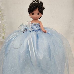 17 Inch Precious Moment Quinceañera Vinyl Doll - Last Doll For Sweet 15 Celebration (ARC8421)