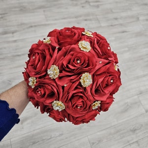 Red Quinceañera- Sweet 16th Bouquet