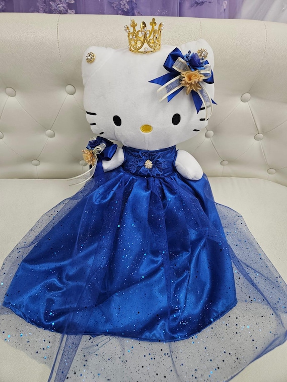 hello kitty with blue dress Blue Dress Hello Kitty Mouse Pad – Evolve Collectibles main image 0