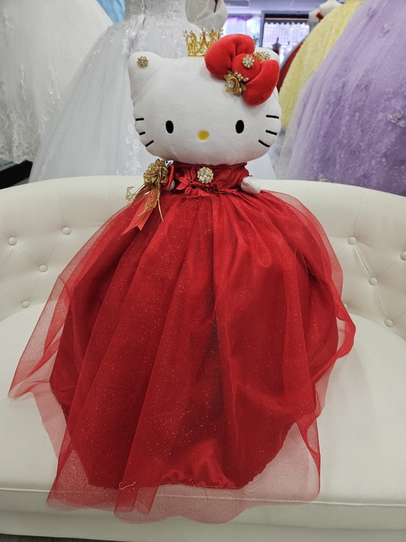 red hello kitty dress Adult Costume and a flare to the hem. Personalized Hello Kitty Baby Dress,