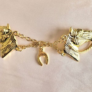 Charro Horse Head Button