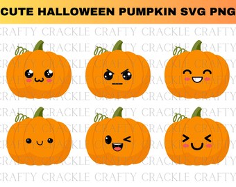 Cute Halloween Pumpkin and Ghost Graphics Bundle (SVG & PNG)